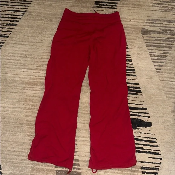 Lululemon Studio Pant II pants in red Swift fabric size 10 - Picture 4 of 4
